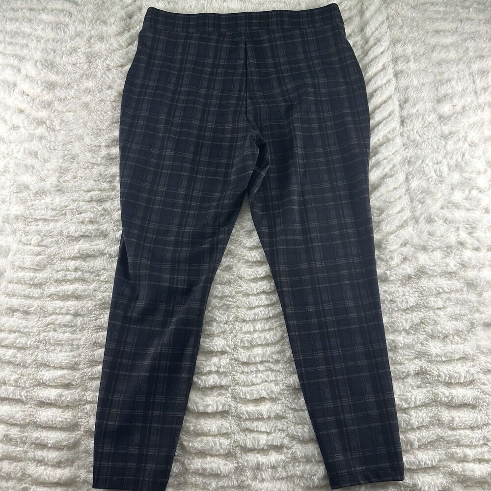 Christopher & Banks Dress Pants Mid Rise Plaid Shaped Fit Size XL Women Stretchy - Picture 7 of 16